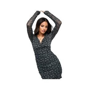 Hollister Scrunch Long Sleeve Mini Dress NWT Size Medium